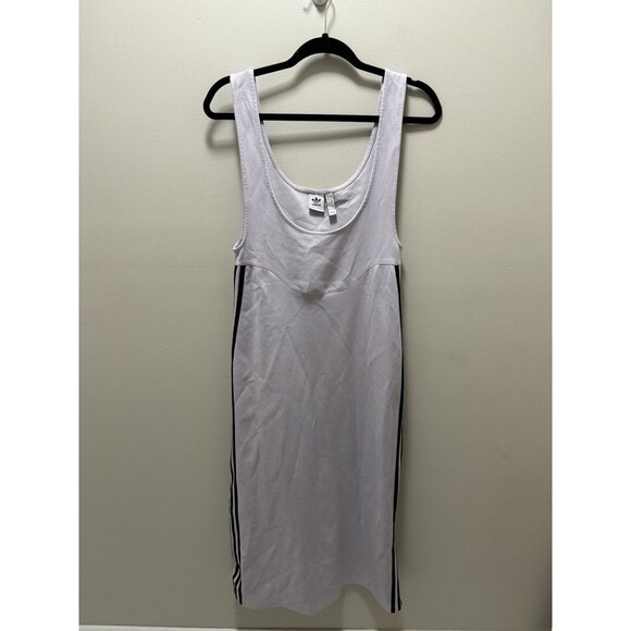 Adidas‎ Always Original Long Skirt Lavender Jumper Dress Size M - Picture 1 of 7